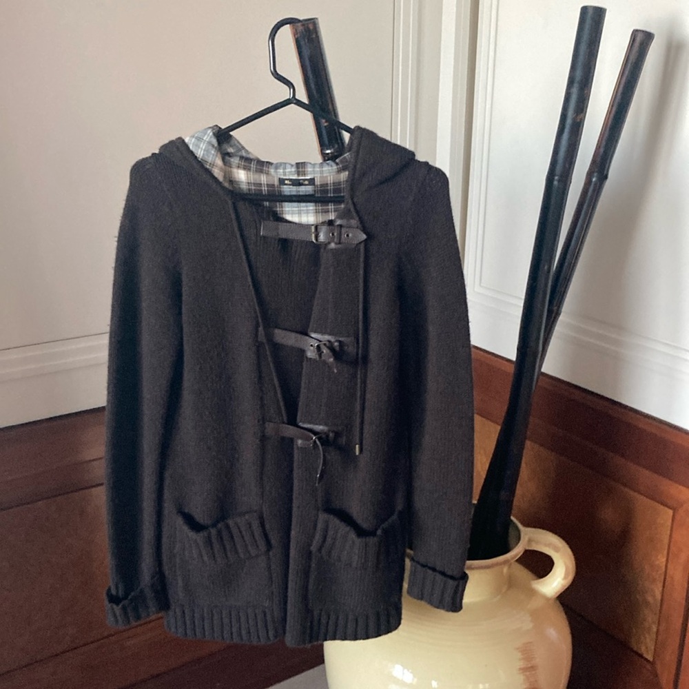 Massimo Dutti Black Toggle Jacket - image 1